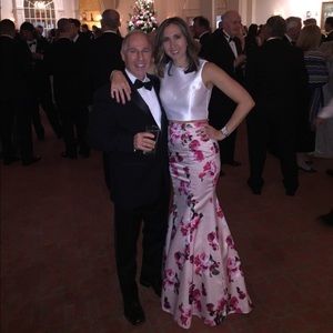 Two piece formal dress